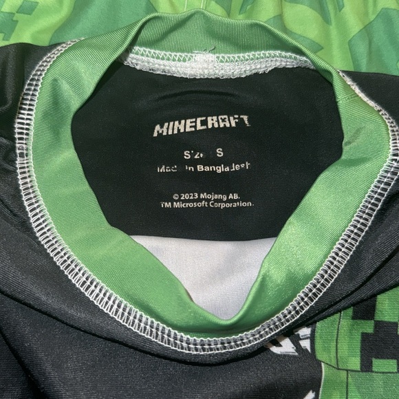 Minecraft rash guard swim set size small - Picture 3 of 3